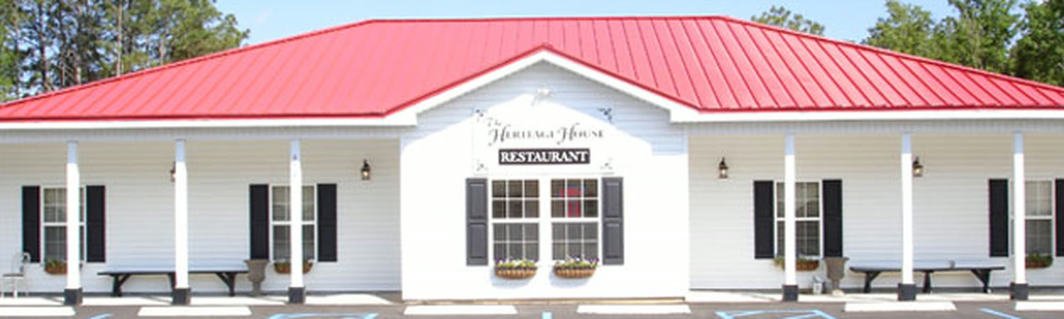 The Heritage House restaurant building on Highway 90 in Moss Point, Mississippi
