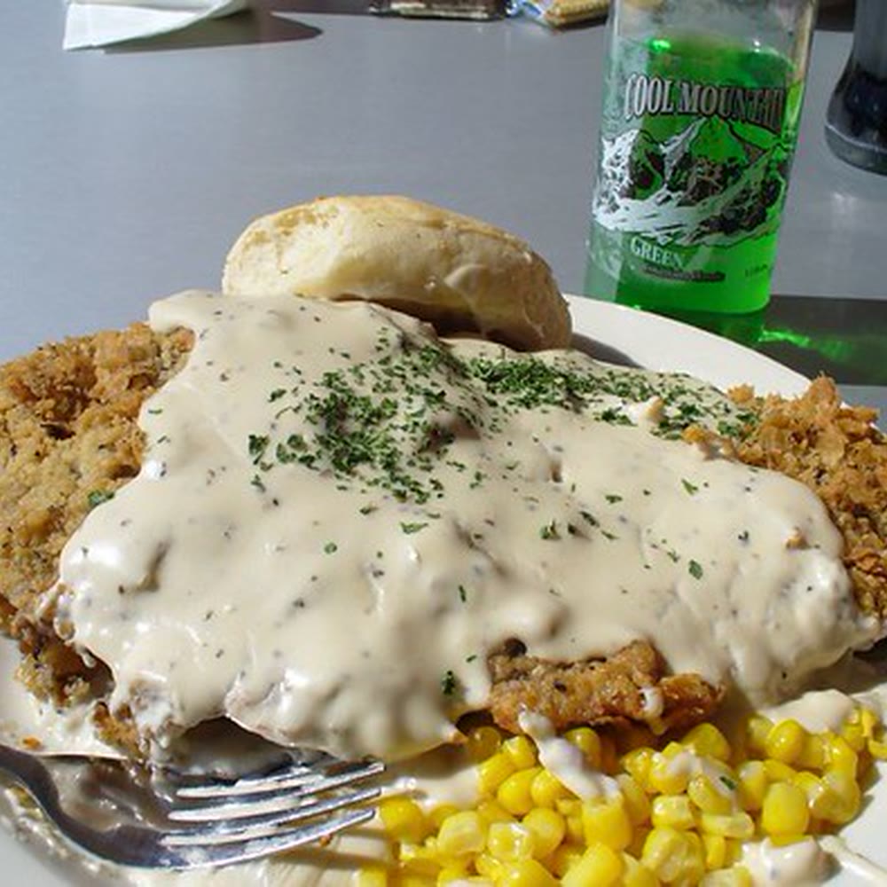Country fried steak with gravy
